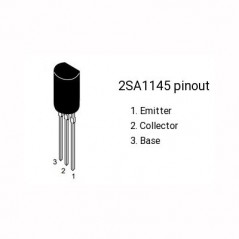 BJT tranzistor PNP 150V 0.05A