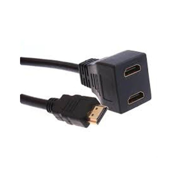 Adapter HDMI muški / 2 zenška,pasivni - UTAHDMIM/2Z