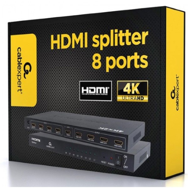 HDMI spliter 1X IN- 8X OUT 4K (60Hz) - UTAHDMIS3