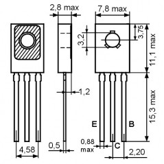 Tranz. P 60V 1A 10W