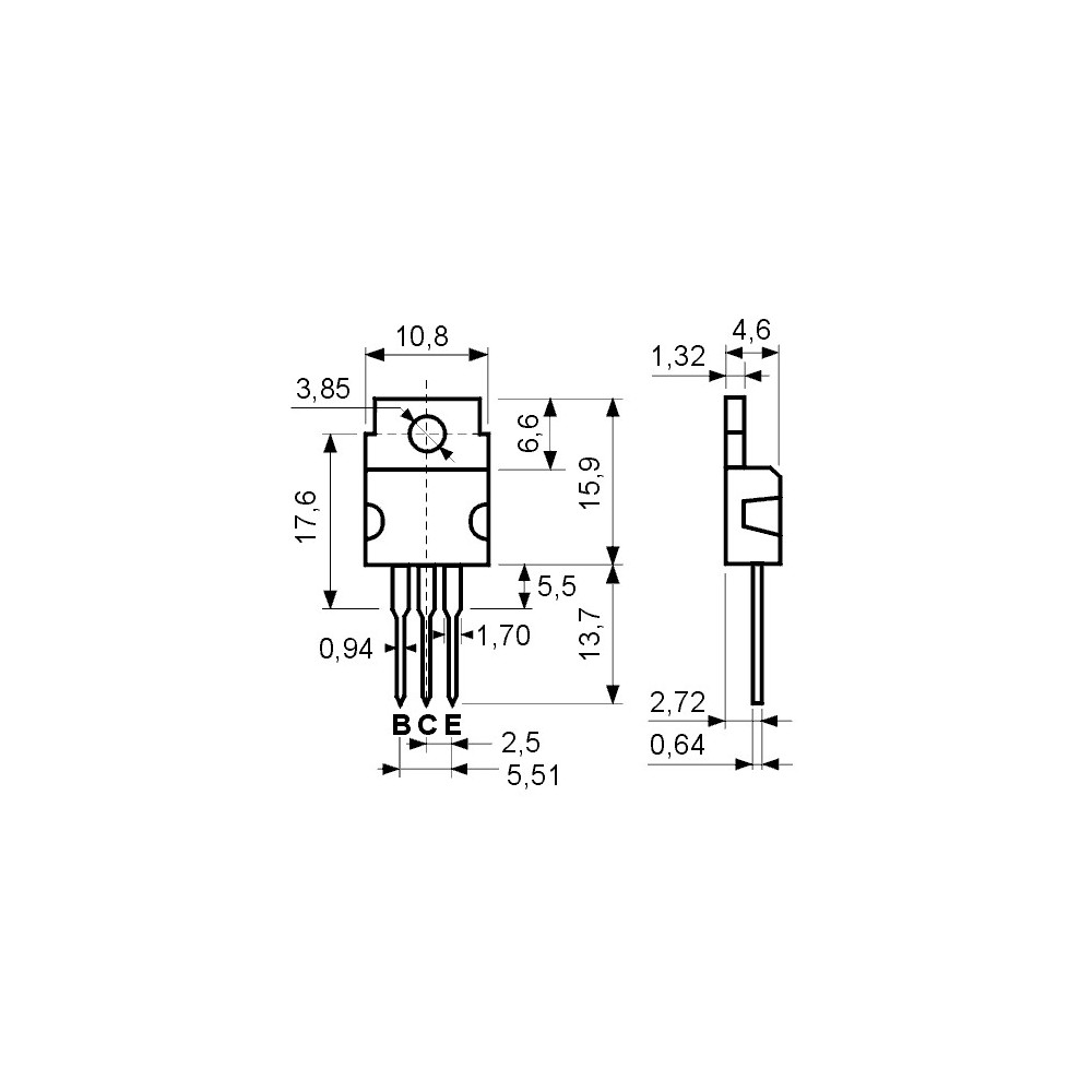 Tranz. P 130V 7A 40W - TR2SB946