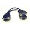 Adapter VGA muški - VGA zen.X2 kab.15cm - UTAWGAM/WGAZ