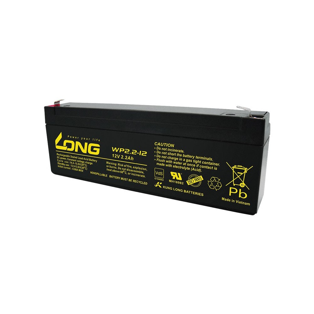 Akumulator 12V 2.4Ah   LONG 178X34X60 Ultracell - AK12-2.3