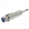 Adapter XLR utič. 6.3mm mono utikac - UTAXLRZ63M