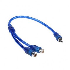 Adapter 2x Činč žen.x 1Činč muš. sa kablom