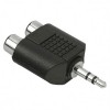 Adapter 2X činč ž. /3,5 stereo m. - UTA-05