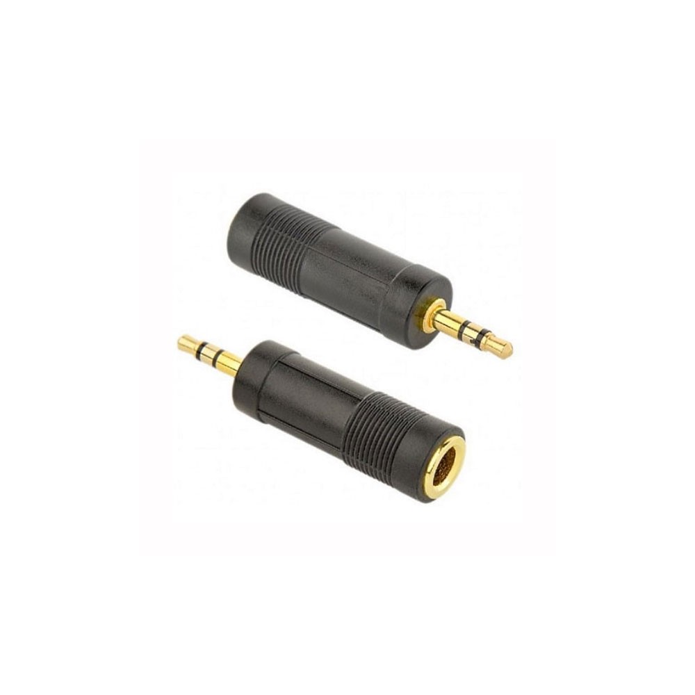 Adapter 6,3 žen./ 3.5 muš.stereo Gold - UTA-06G