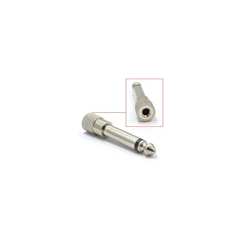 Adapter 6.3mm utikač mono/3.5m utičnica stereo, metal - UTA-18M