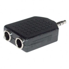 Adapter 3.5 st.utikač /2x6,3 utičnica