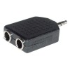 Adapter 3.5 st.utikač /2x6,3 utičnica - UTA-19