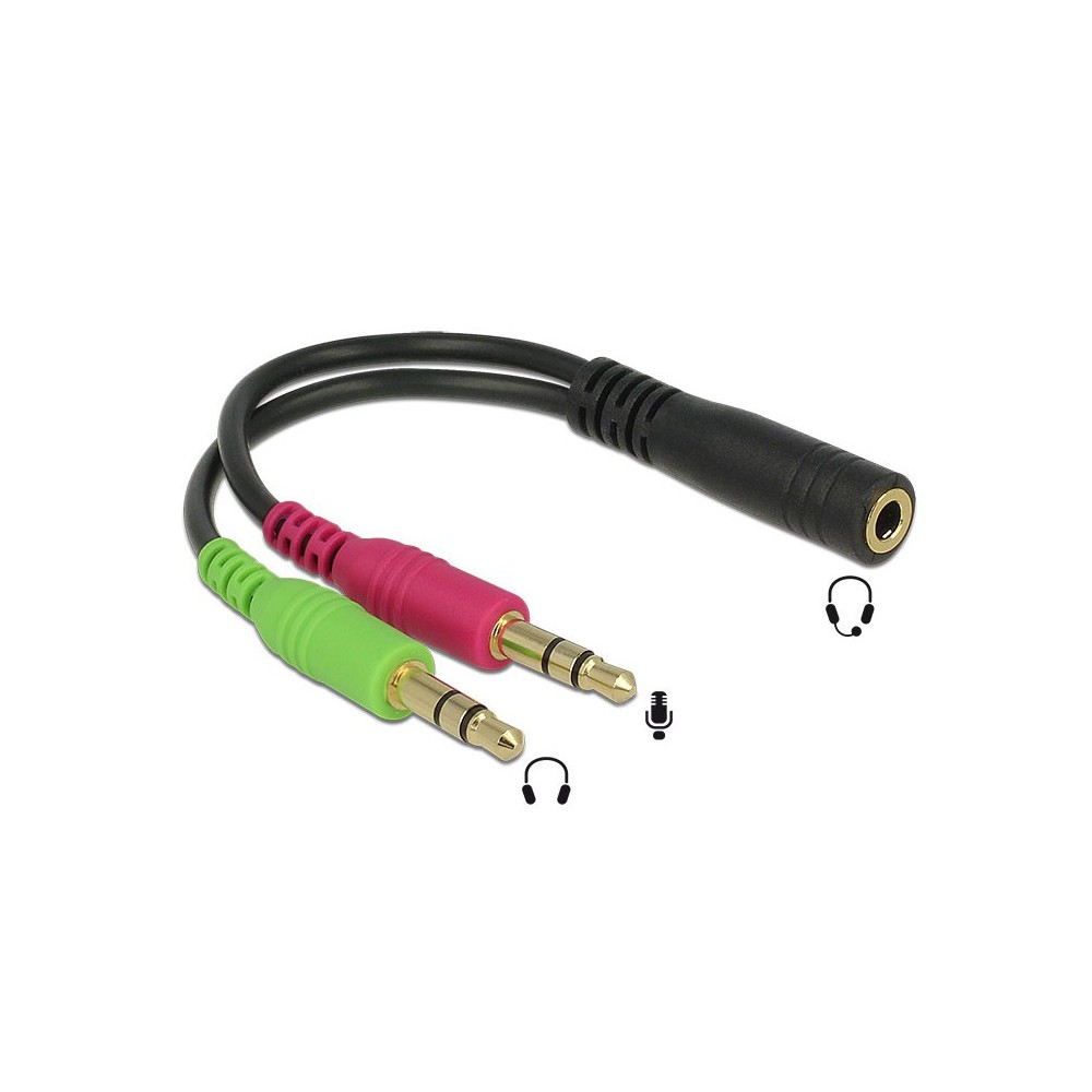 Adapter 3,5mm st.Ž/2x3.5mm st.M - UTA-24