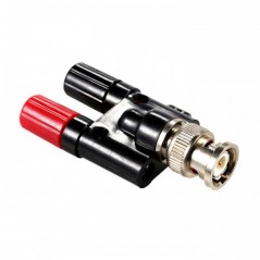 Adapter BNC M / 2x buksna 4mm