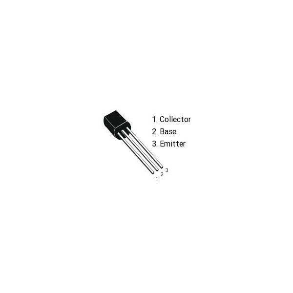 Tranz. N 45V 0.1A 0.5W TO92 - TRBC547B