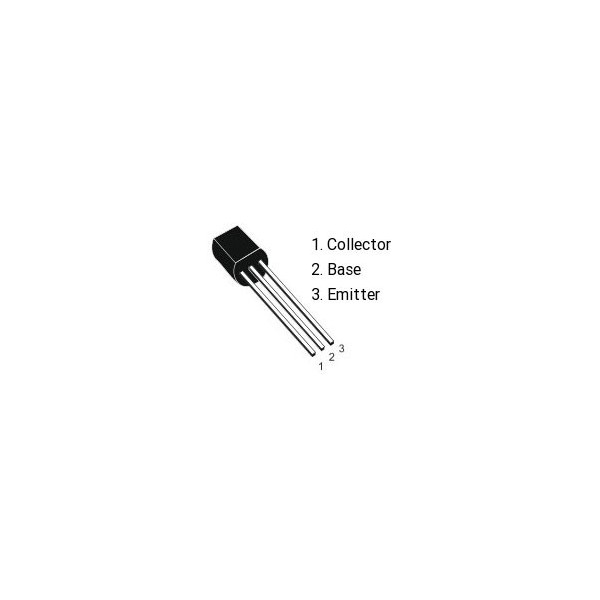 Tranz. N 30V 0.1A 0.5W TO92 - TRBC548