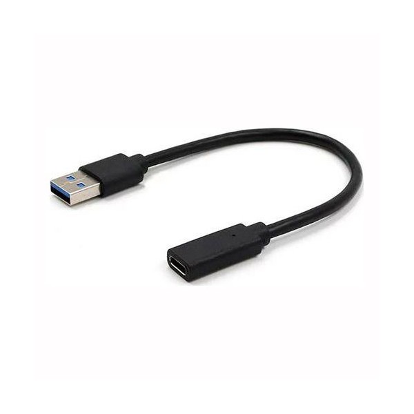 Adapter USB3.1 AM -Typ C female , kabl 10cm - UTAUSB3-12K