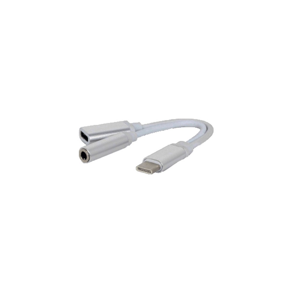 Adapter TIP C M na 3.5mm stereo Ž+ TIP C Ž - UTAUSB3-71