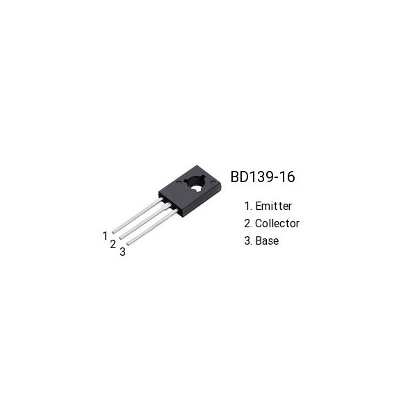 Tranz. N 80V 1.5A 8W TO126 - TRBD139-16