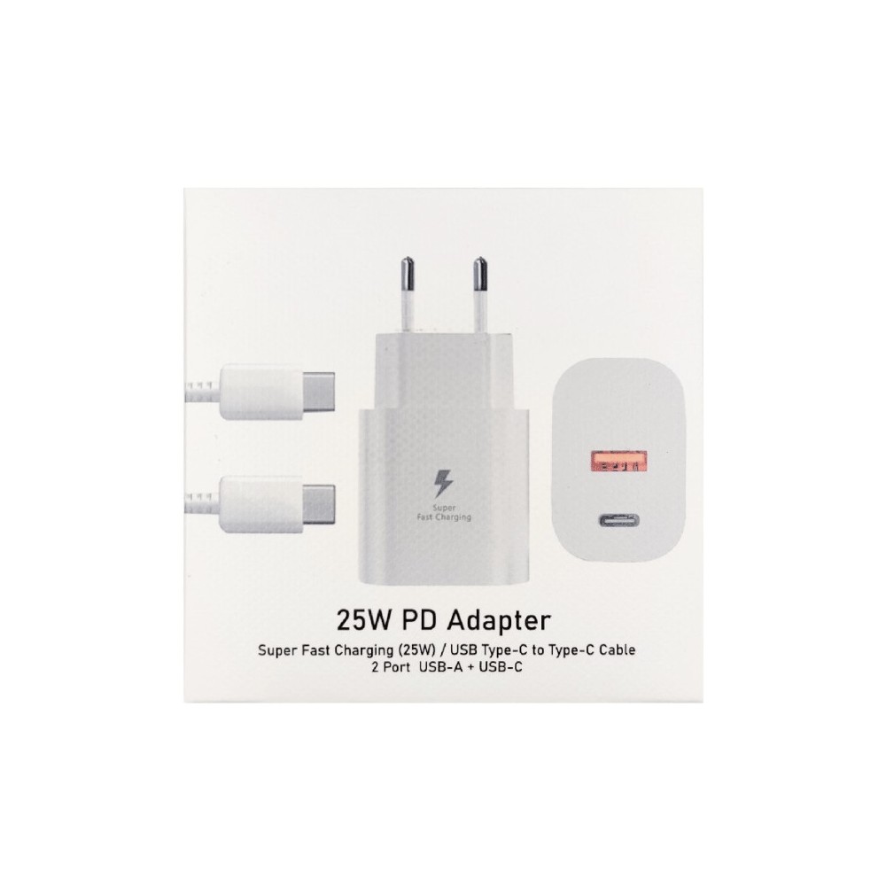 Brzi punjac USB+Type C kon.+ kabl USB-C - UTAUSB-AU13G