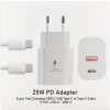 Brzi punjac USB+Type C kon.+ kabl USB-C - UTAUSB-AU13G