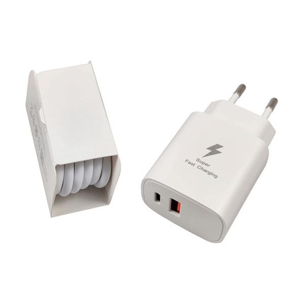 Brzi punjac USB+Type C kon.+ kabl USB-C - UTAUSB-AU13G
