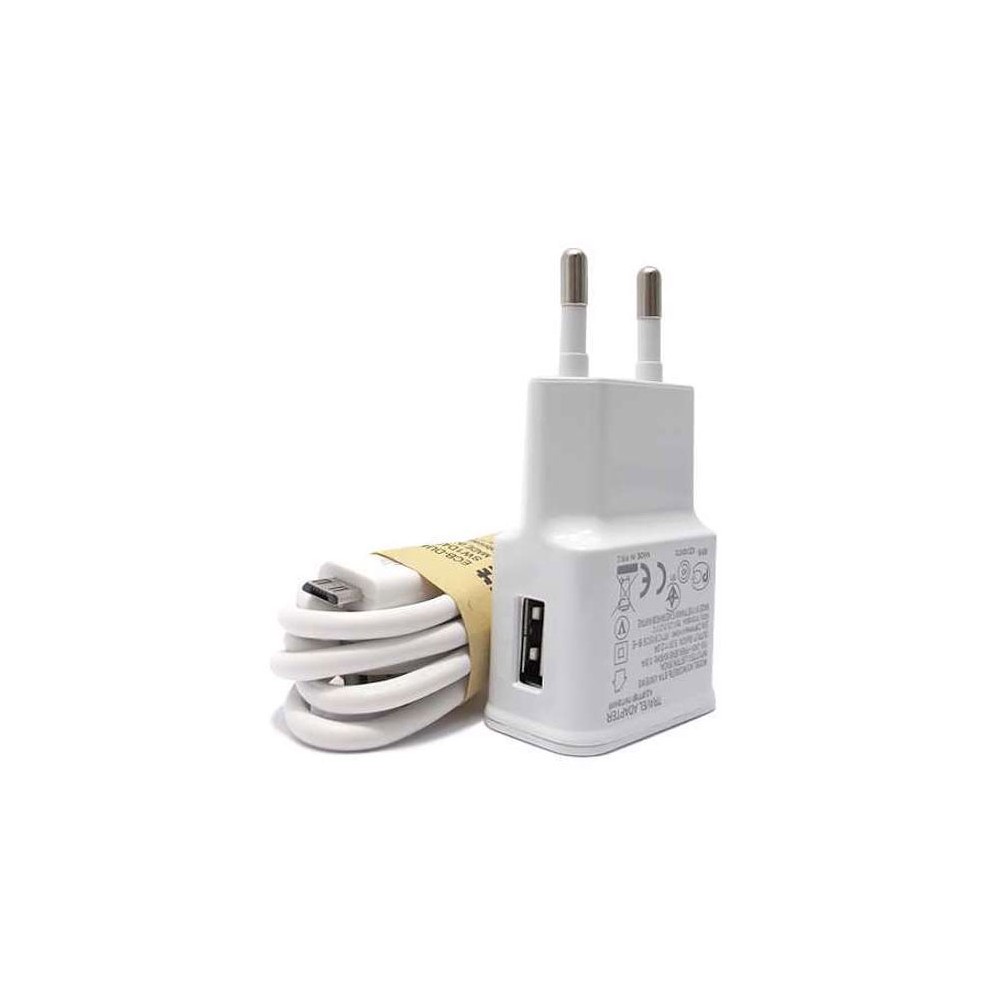 USB punjač 2A+ USB kabl micro Beli - UTAUSB-AU18