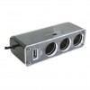 Razdelnik upaljača 3X, sa USB punjačem - UTAUSB-SA023