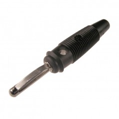 Banana 4mm Hirschmann VQ30 crna