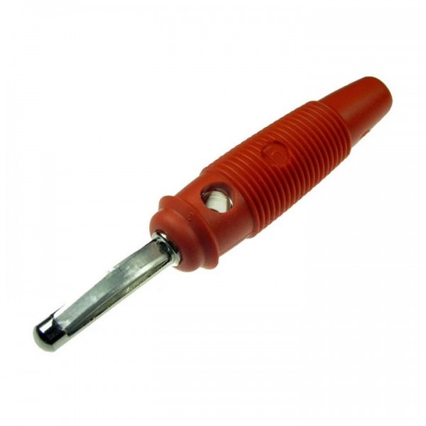 Banana 4mm Hirschmann VQ30 crvena - UTB4M2CR