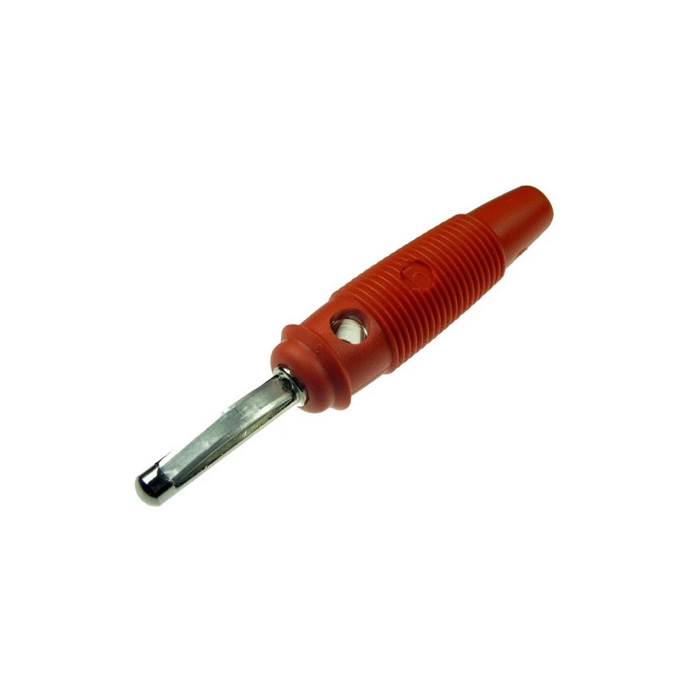 Banana 4mm Hirschmann VQ30 crvena - UTB4M2CR