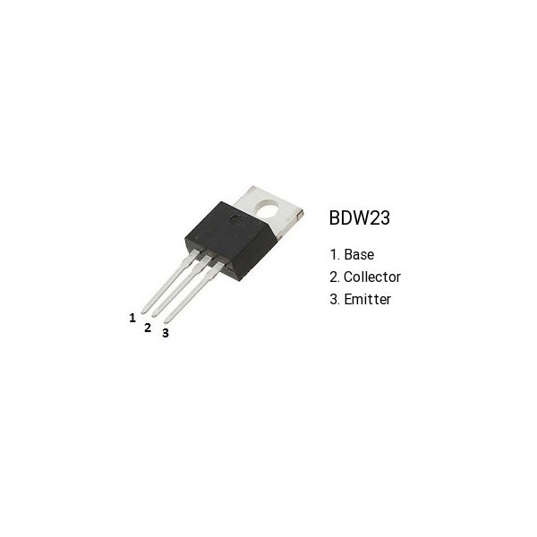 Tranz. N-Darl+Di 45V 6A 50W TO220 - TRBDW23