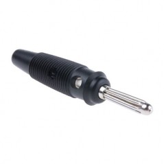 Utikač banana 4mm,BUELA 20K  crna