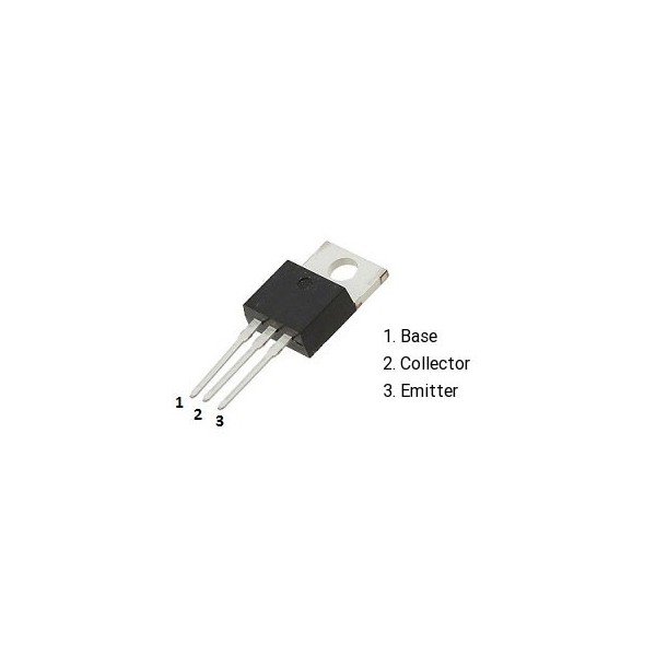 Tranz. N-Darl + Di 100V 12A 80W TO220 - TRBDW93C