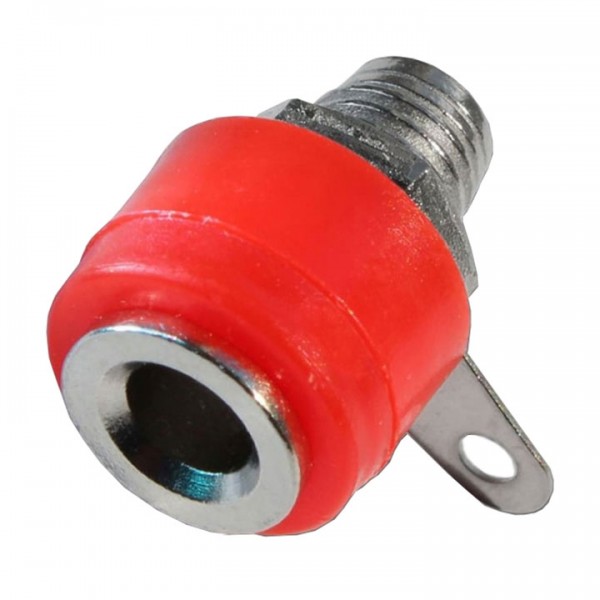 Utičnica ban. 4mm crvena - UTB4Z1CR