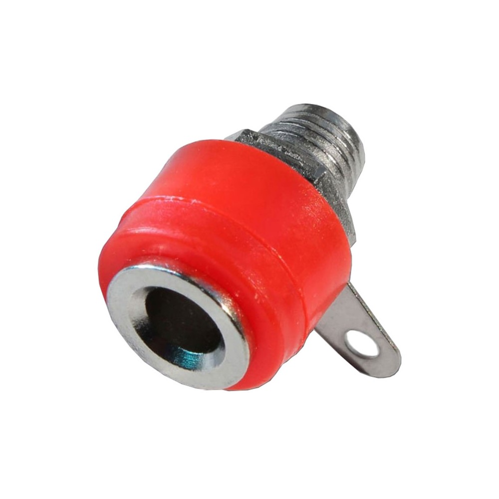 Utičnica ban. 4mm crvena - UTB4Z1CR