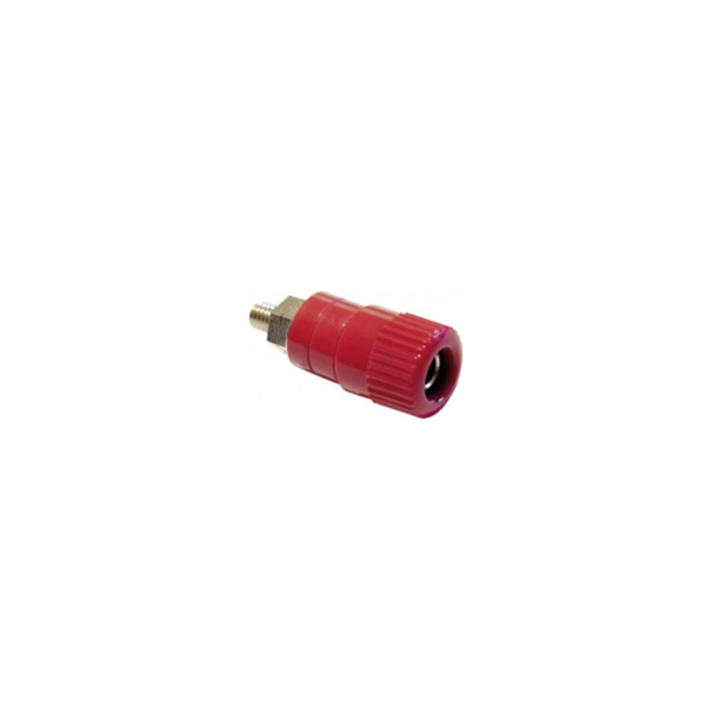 Utičnica ban. 4mm 25A crvena  - UTB4Z2CR