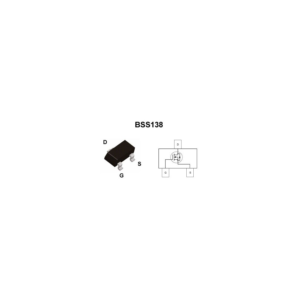 N-Fet 50V 0,2A 3,5R 0,36W  SOT23 - TRBSS138