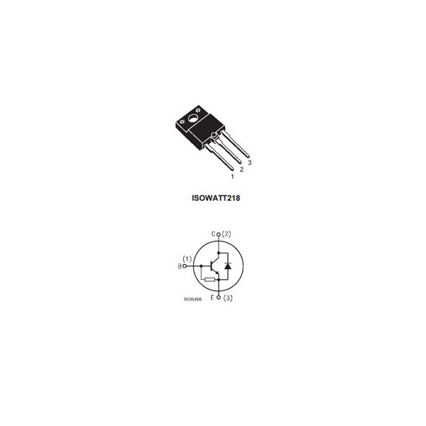 Tranz. N+Di 700V 6A 50W - TRBUH315D