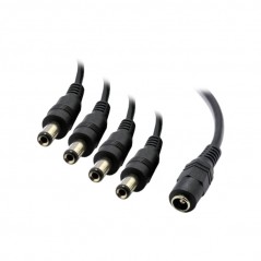 DC Adapter  1 utičnica / 4 utikač ,2.1x5.5mm 35cm