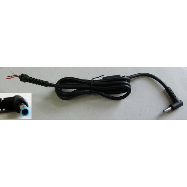 Kabl sa DC konektorom 4.5mm X 3mm, pod uglom, plava - UTDCKS6