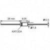 Z-Dioda 0.5W 6.8V DO35 - DIOZF6.8