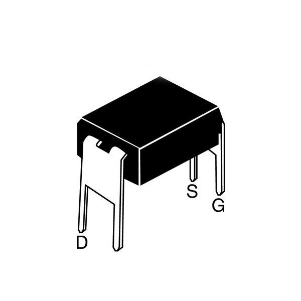 Tranz. MOS-P FET 50V 0.91A 1W DIP4 - TRIRFD9012