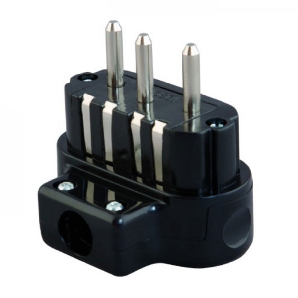 Tropolni utikač 440V 16A bakelit,crni NOPAL - UTMM3X