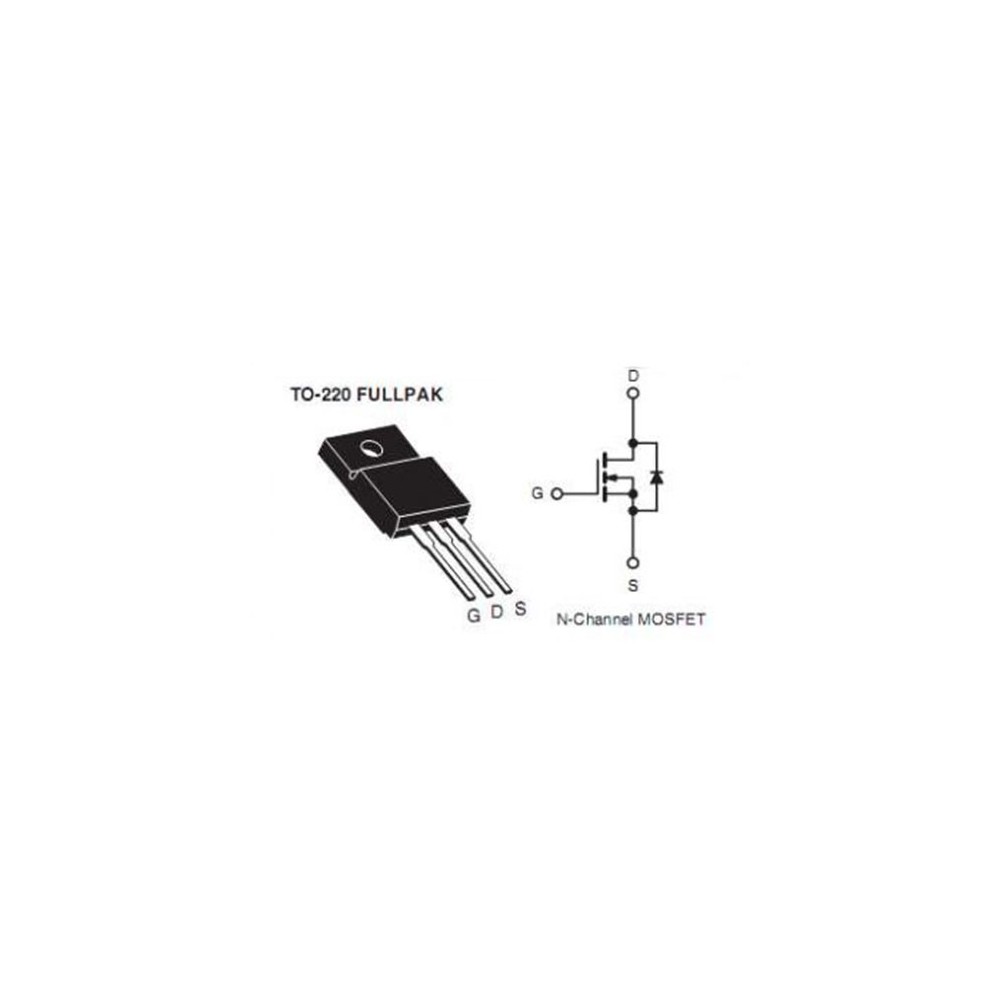 N-Ch 100V 7,6A30W 0,2R TO220-Fullpack - TRIRFI530N