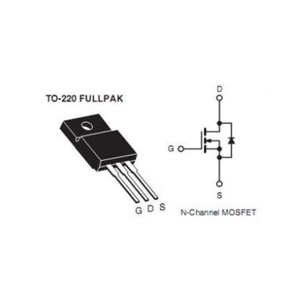 Tranz. N-Ch 600V 2.5A 35W TO220-FU - TRIRFIBC30G