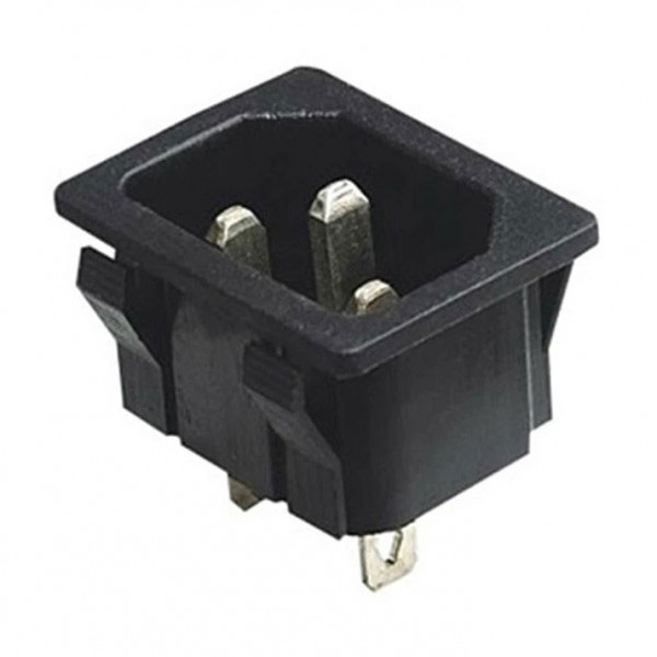 Utikac sasijski, Snap-in, 3pol 220V  4,8mm - UTM3MS-S