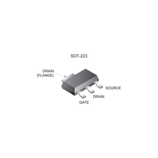 N-LogL 55V 2.0A 2.1W 0.14R SOT223 - TRIRLL014NPBF