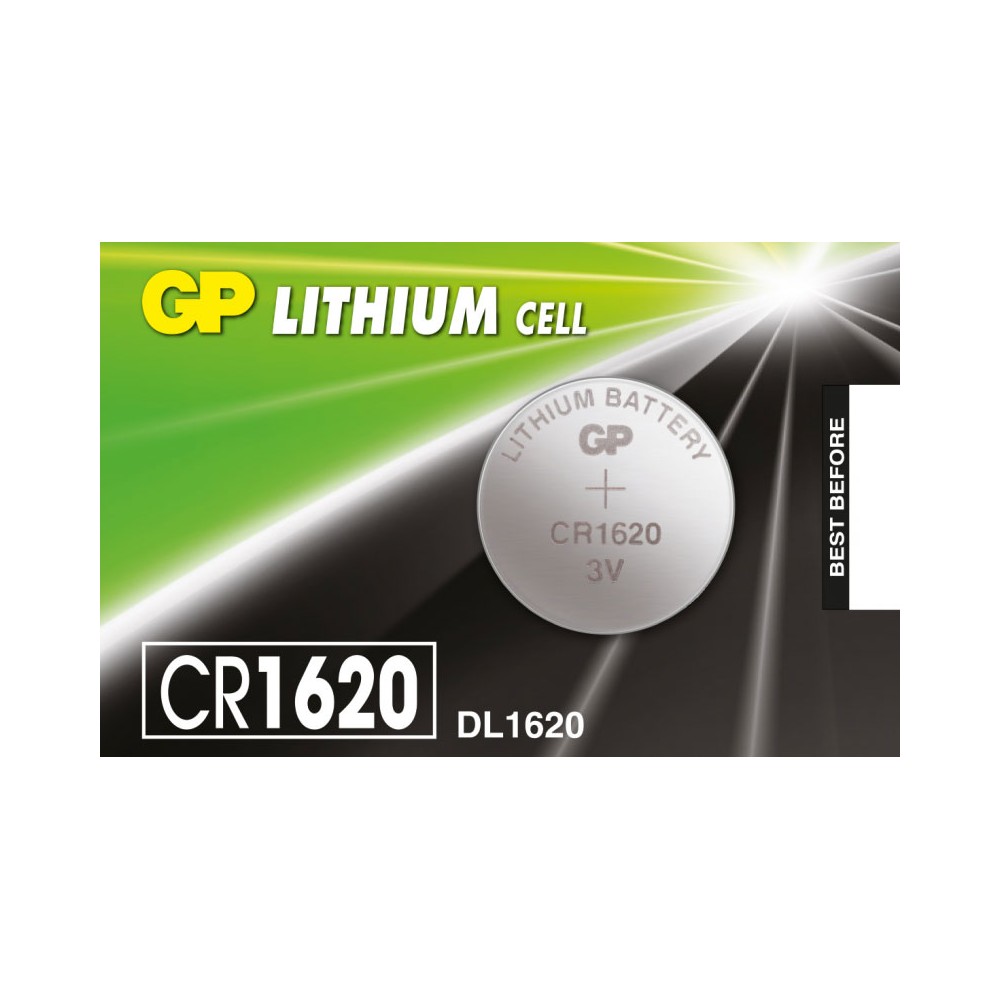 Bat.lithium 3V dugmasta GP - BATCR1620GP