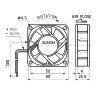 Ventilator 12VDC 60X25mm - VE60X2512