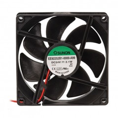 Ventilator 92x92x25 24V DC 2,1W Ball 3 žice