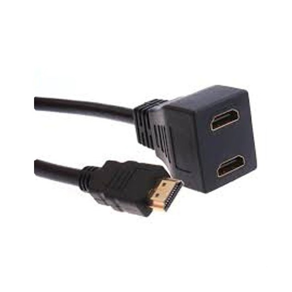 Adapter HDMI muški / 2 zenška,pasivni - UTAHDMIM/2Z